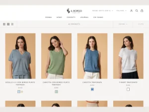 Shopify Ecommerce for Fashion Case Study Il Borgo Cashmere